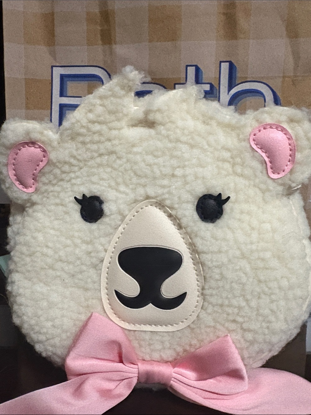 BBW Pink Teddy Bear Bag 🎀